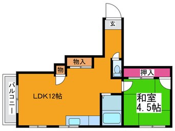 間取図 パル恵我之荘