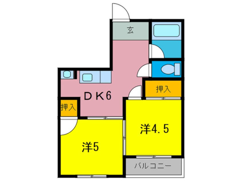 間取図 パル恵我之荘