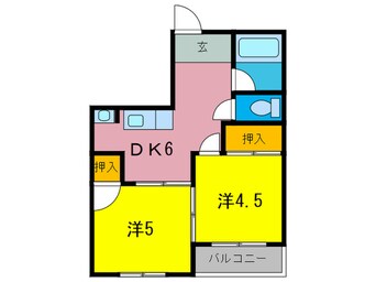 間取図 パル恵我之荘