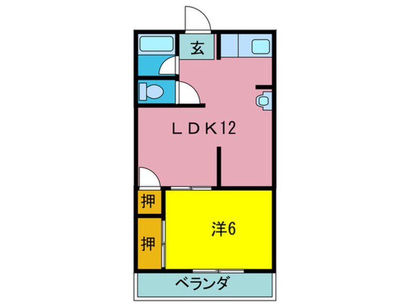 間取図 パル恵我之荘