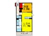 シャーメゾン菱屋東 1LDKの間取り