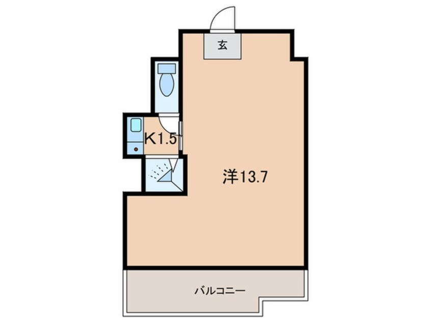 間取図 GSハイム中之島(302)