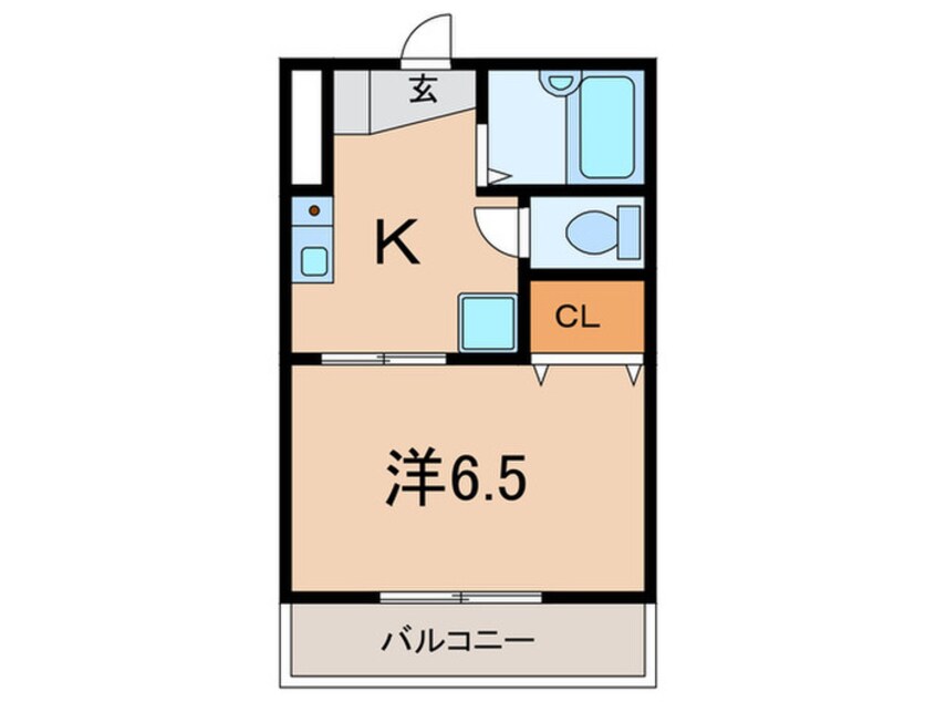 間取図 エクセレントヴィラ甲子園口