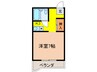 ユンゲハイム小野原 1Kの間取り