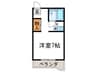 ユンゲハイム小野原 1Kの間取り