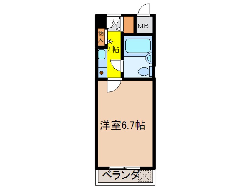 間取図 エトワ－ル　オ－ク