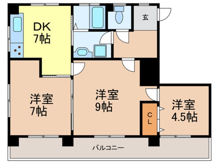 間取図 親和マンション