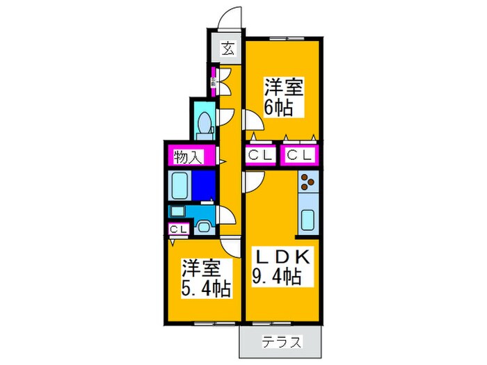 間取り図 パストラーレ　シャルム
