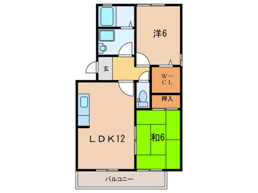 間取図 パークハイム壱番館Ａ棟