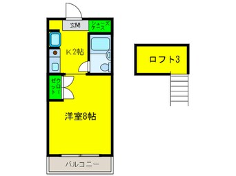 間取図 フラット平野南