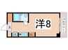 フラット平野南 1Rの間取り