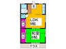 田中マンション 1LDKの間取り