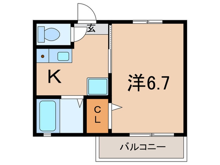 間取り図 ディアス鳴尾