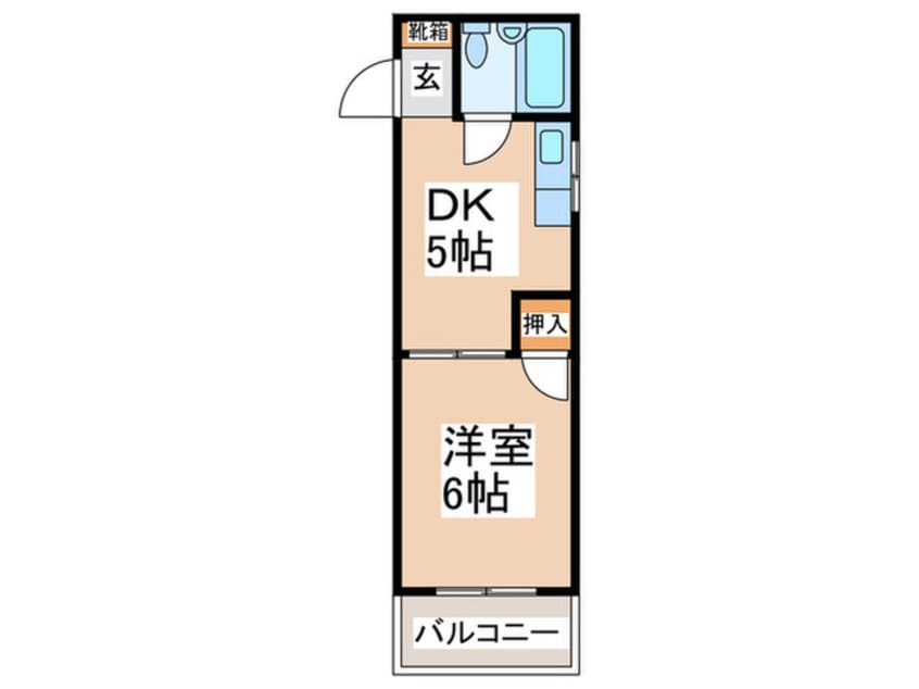 間取図 プレアール三軒家東