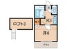 パストラル王塚台 1Kの間取り