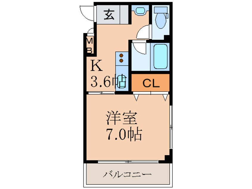 間取図 第１３関根マンション