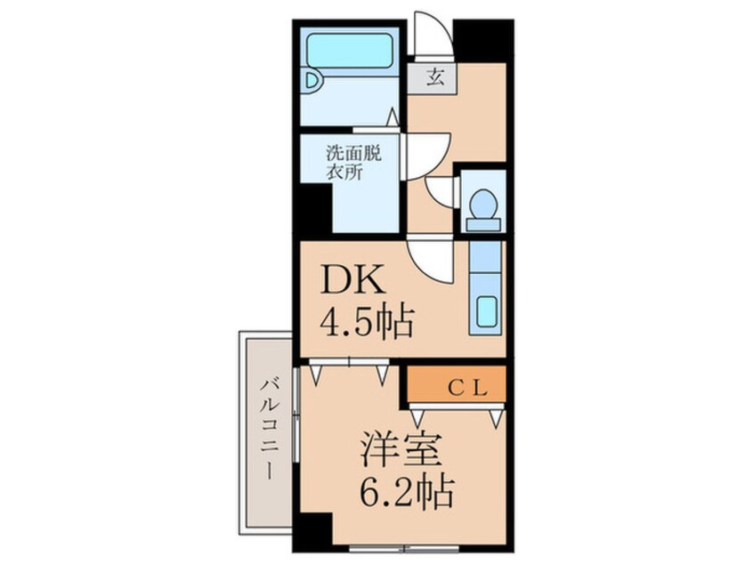 間取図 フリ－フラット淡路