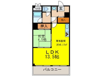 間取図 コアロ－ド桃山台