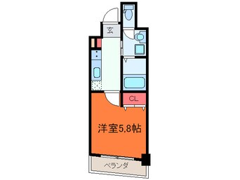 間取図 シャト－アスティナ高麗橋