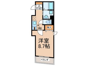 間取図 シャト－アスティナ高麗橋