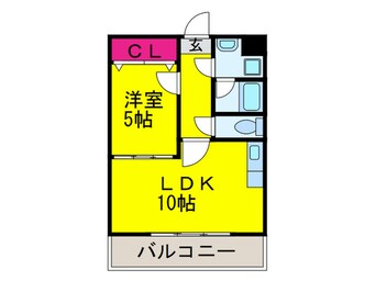 間取図 オプティマ平野上町