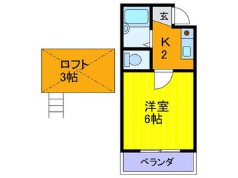 間取図 Ｆハイツ北条