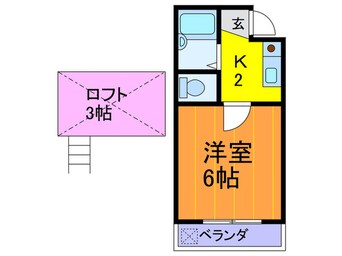 間取図 Ｆハイツ北条