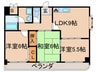 ラプラス住道 3LDKの間取り