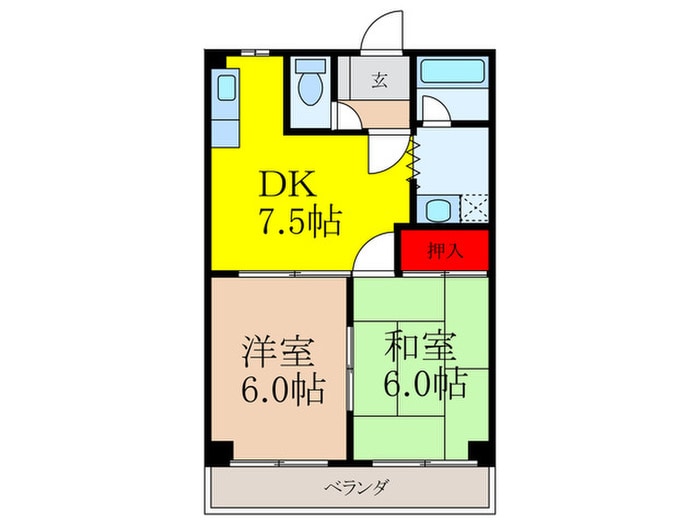 間取り図 カサ　アルタ