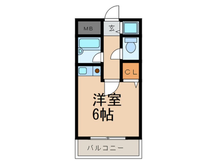 間取図 ｼﾃｨﾗｲﾌ六甲道Ⅲ