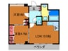 サンメゾン鶴見緑地 2LDKの間取り