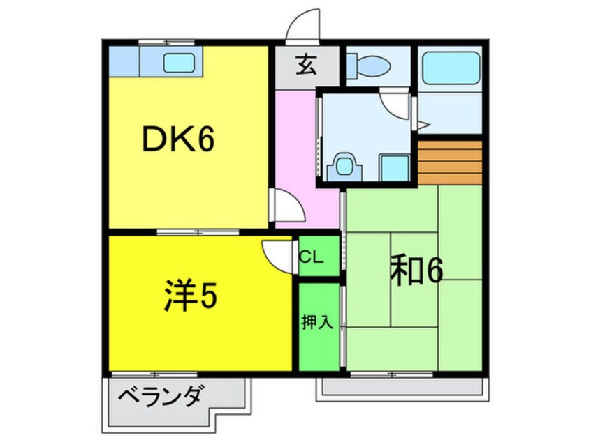 間取図 ア－バンハイツⅡ