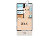 Ｓtep　夙川 1Kの間取り