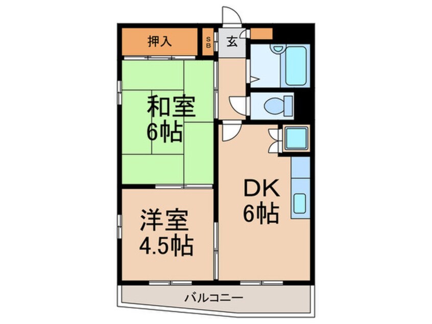 間取図 サンシンビル