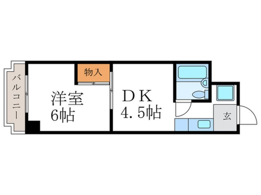間取図 グランパレ１