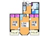 マンシオン・タイラ 2LDKの間取り