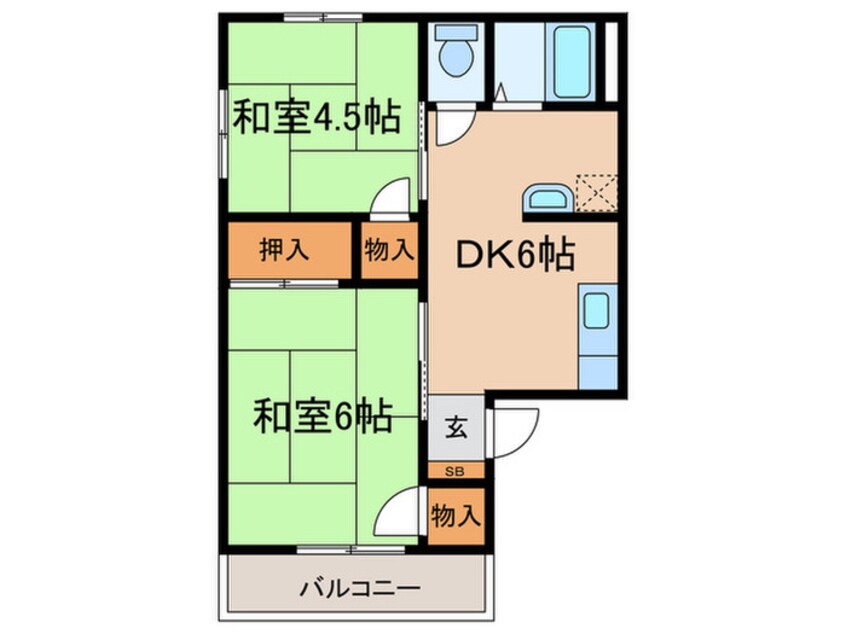 間取図 シティハイム第３ＡＰ