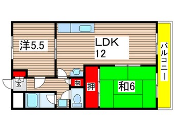 間取図 橋本第３マンション