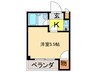 ハーモニーハイツ忍ｹ丘 1Kの間取り