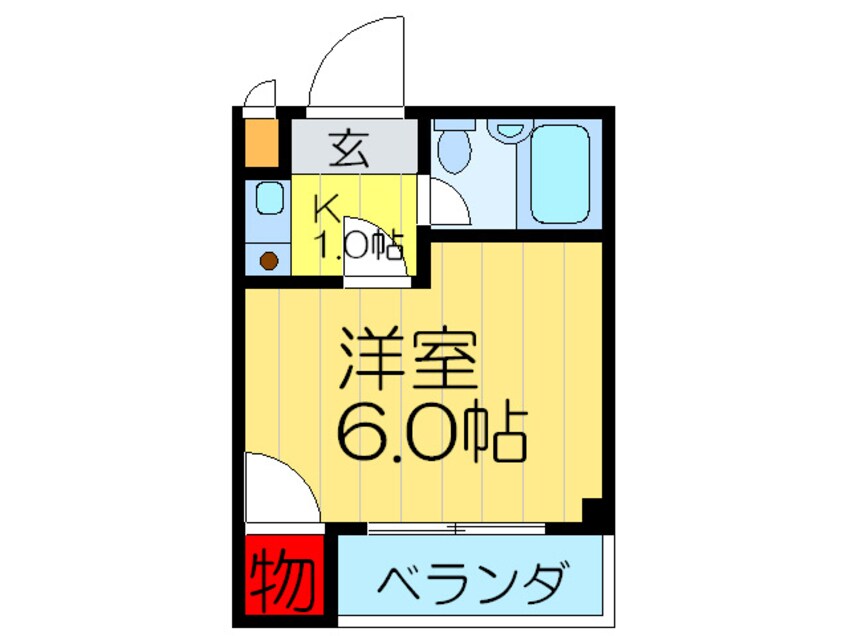 間取図 ハーモニーハイツ忍ｹ丘