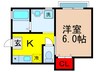 ハイツフジ(231-1-2) 1Kの間取り