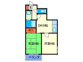 間取図 リオマ梅香