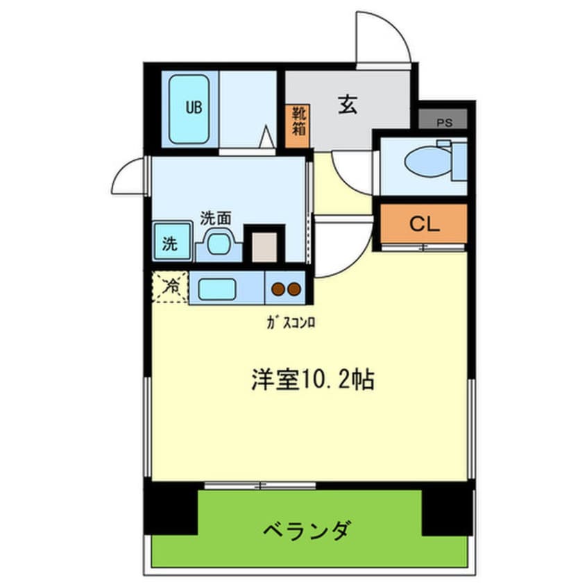 間取図 Ｙｕｈ－３