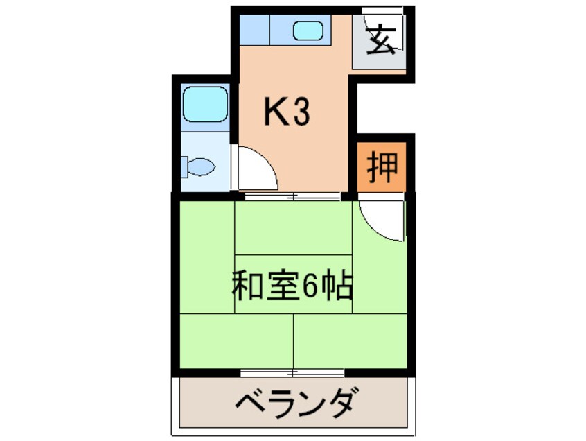 間取図 第一明生ビル