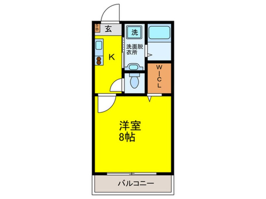 間取図 ロ－ズコ－ト