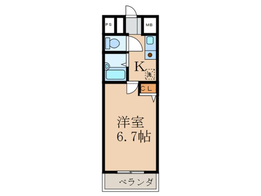 間取図 コスモハイツ