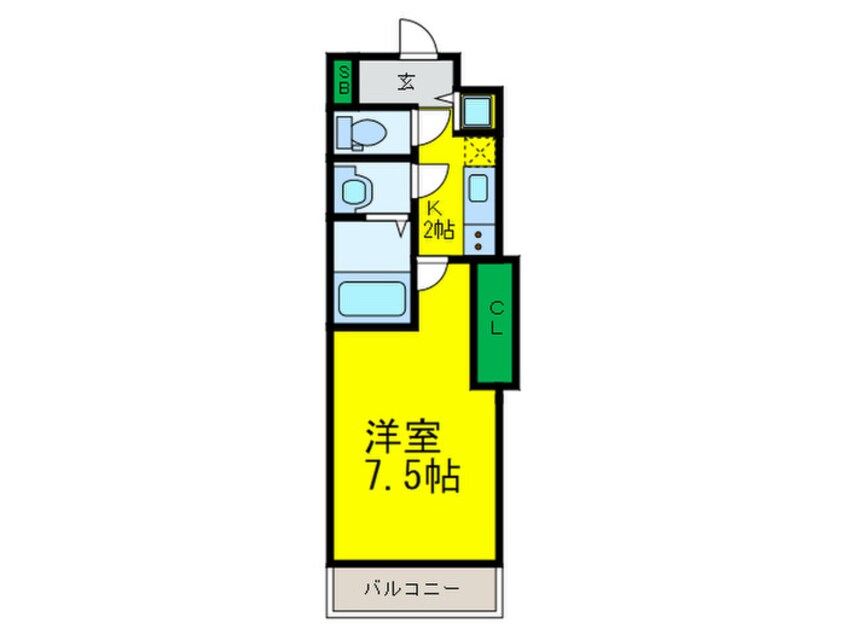 間取図 Luxe我孫子