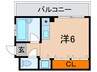 ＳＤ六甲 1Rの間取り