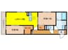 ダイヤハウスⅢ 2LDKの間取り