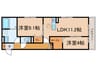 ダイヤハウスⅢ 2LDKの間取り